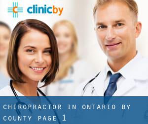 Chiropractor in Ontario by County - page 1