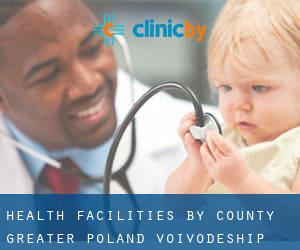 health facilities by County (Greater Poland Voivodeship) - page 1
