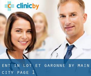 ENT in Lot-et-Garonne by main city - page 1