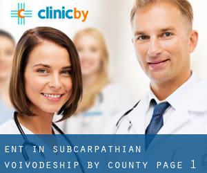 ENT in Subcarpathian Voivodeship by County - page 1