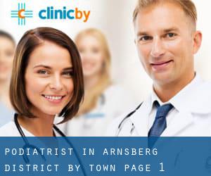 Podiatrist in Arnsberg District by town - page 1