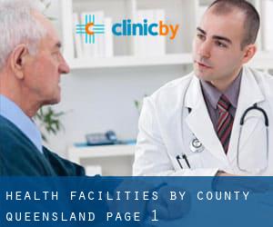 health facilities by County (Queensland) - page 1